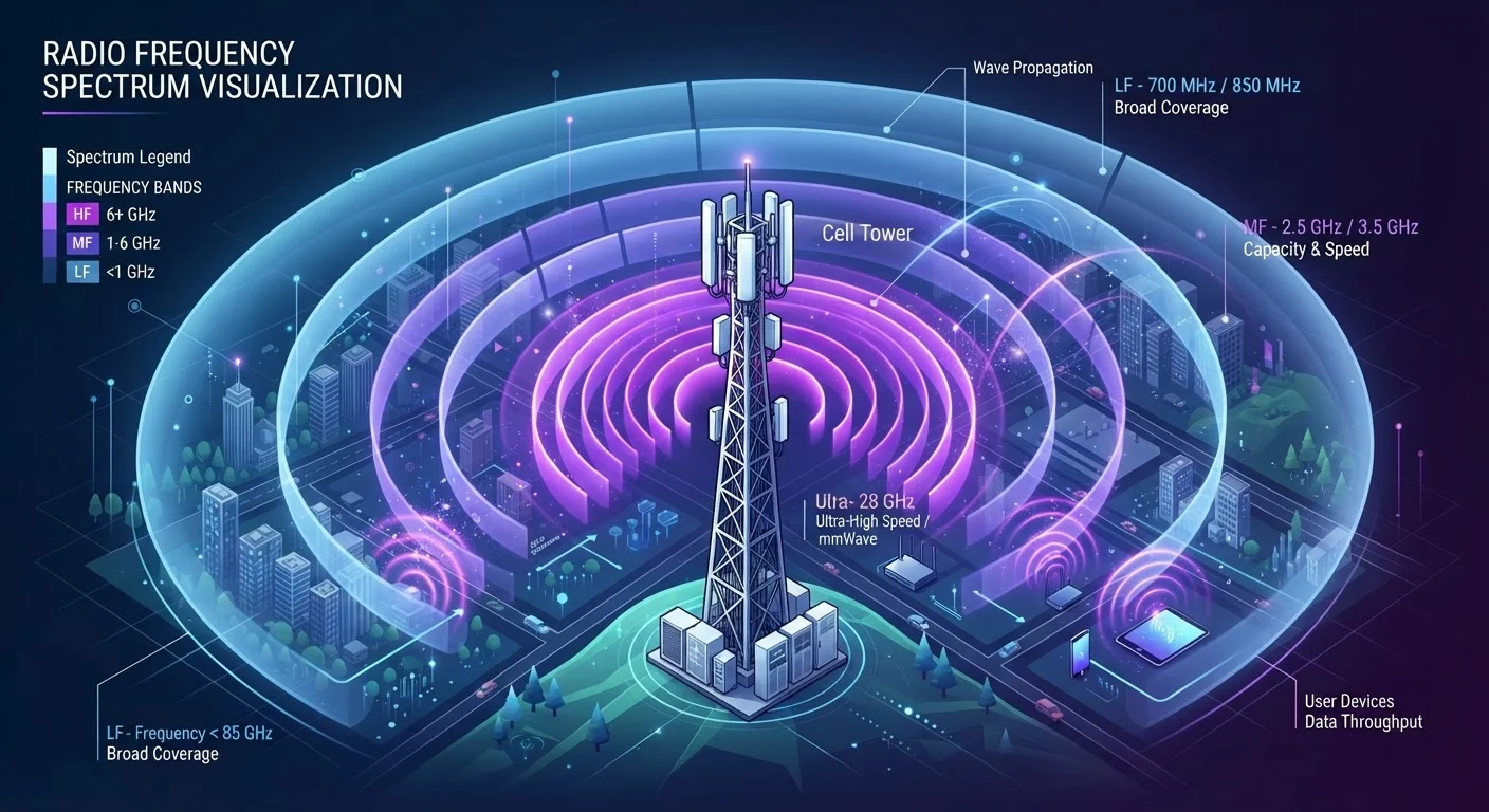 Band Frequencies and Network Performance: A Reference Guide for Mobile Users