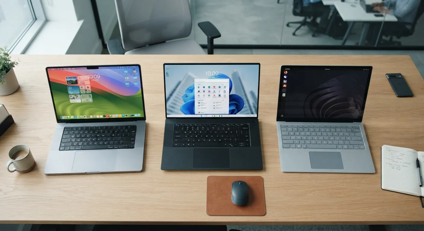 Choosing Between Windows, macOS, and ChromeOS for a Business Fleet