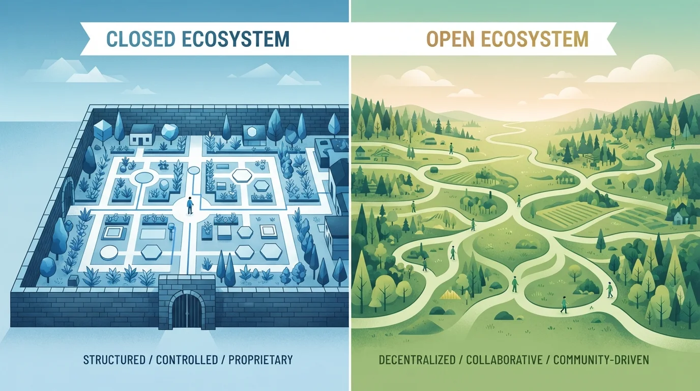 Closed vs Open: The Philosophy Behind iOS Walled Gardens and Android's Openness