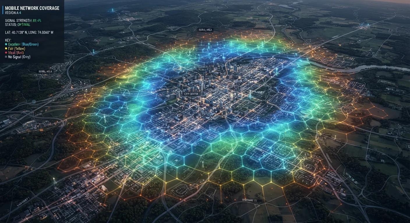 How Mobile Network Coverage Maps Are Built — and Where They Fall Short