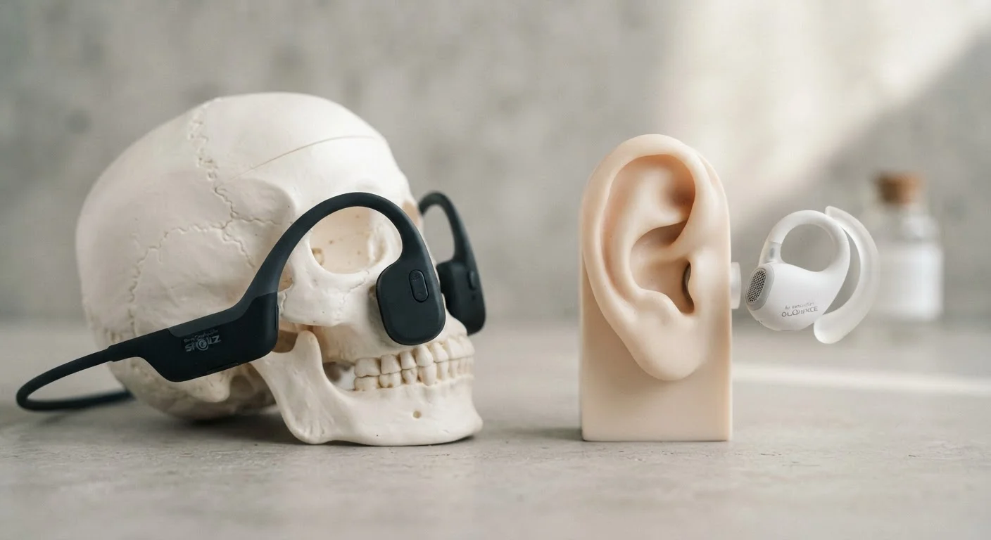 Open-Ear Audio: How Bone Conduction and Air Conduction Headphones Differ