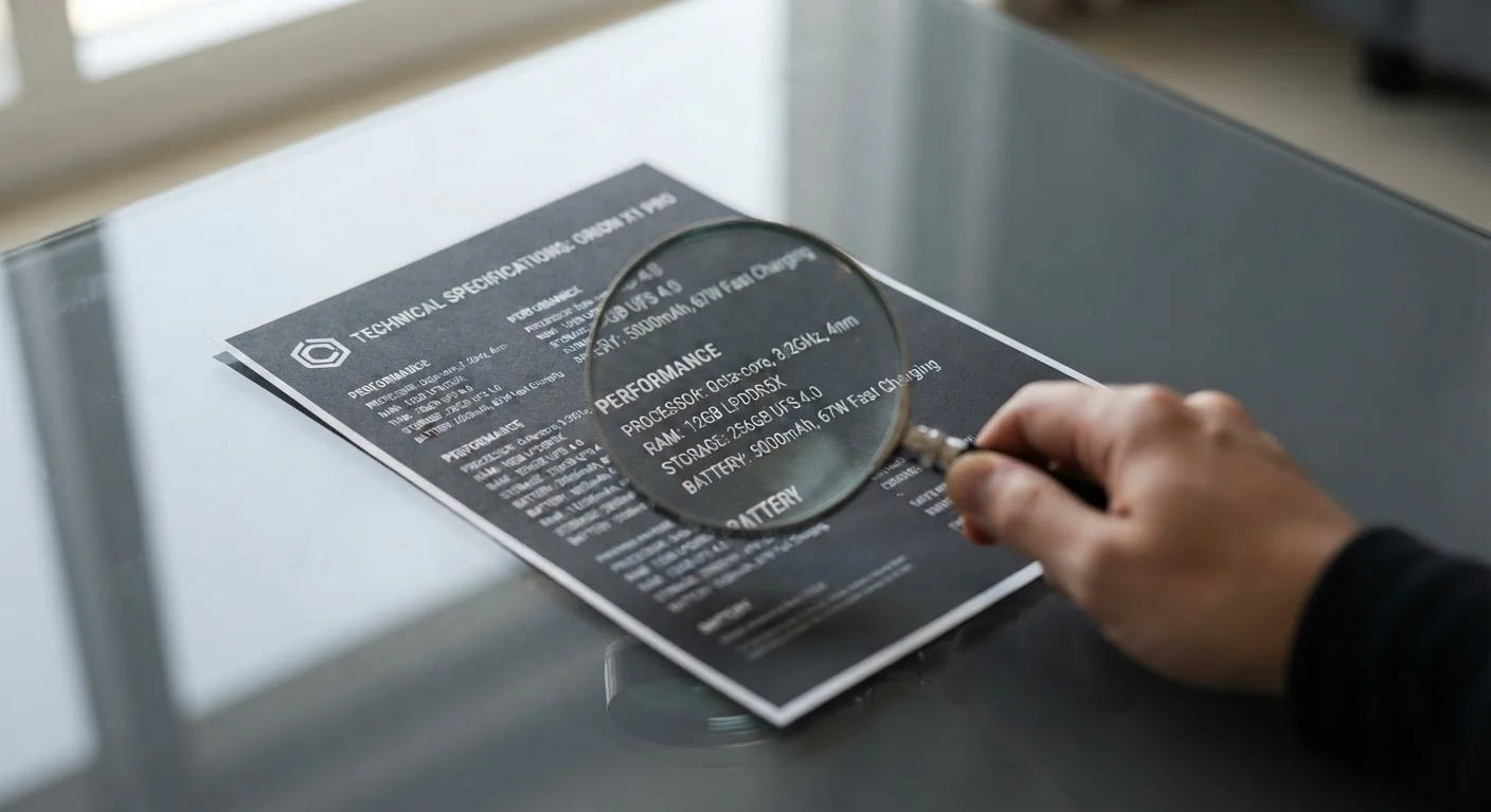 Reading a Smartphone Spec Sheet Without Getting Misled