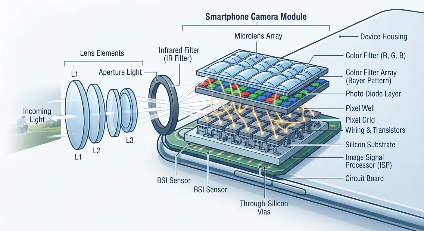 Smartphone Camera Sensors Explained: Size, Pixels, and What Actually Matters