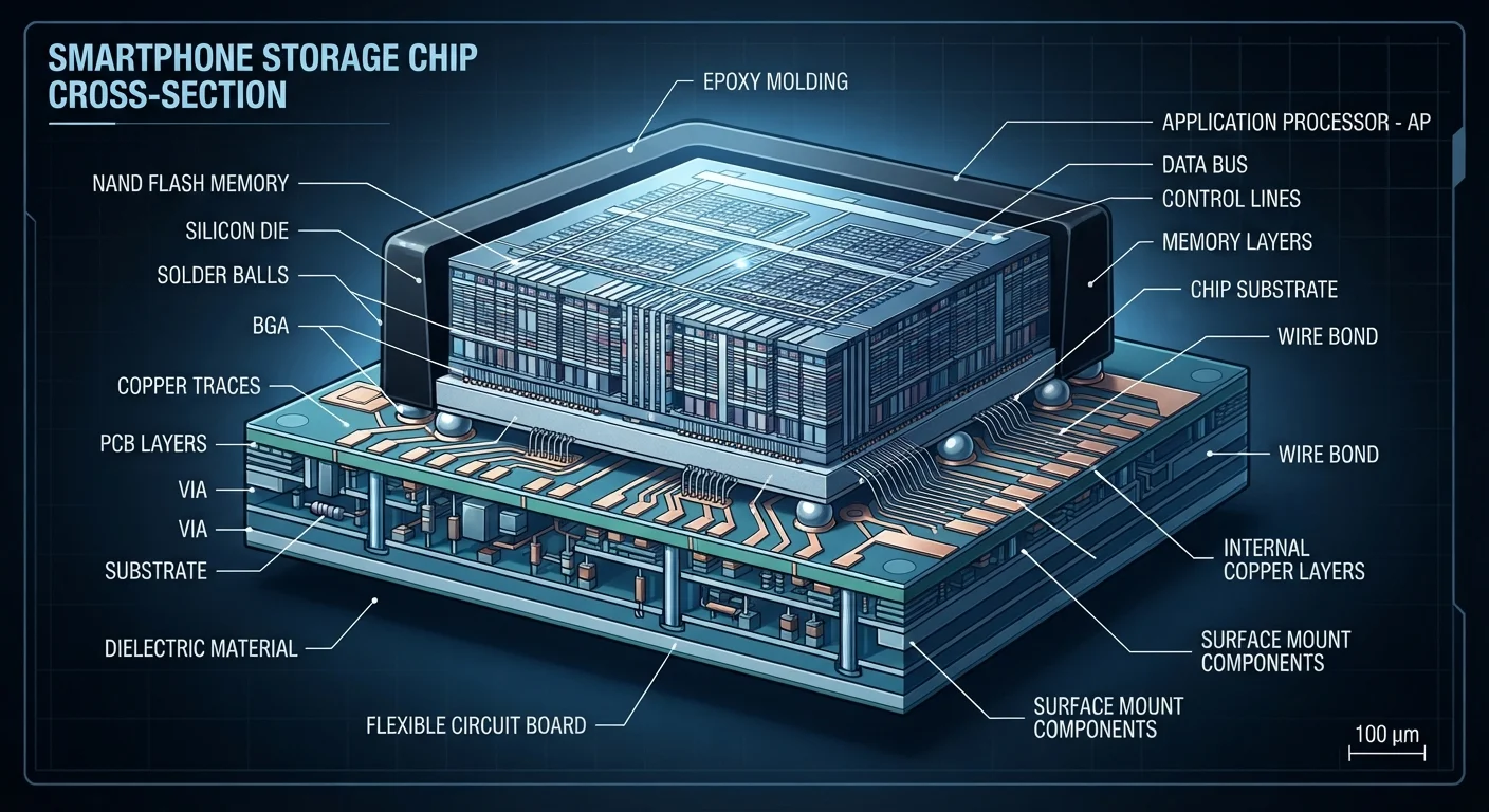 Storage Types in Smartphones: UFS, eMMC, and NVMe Compared