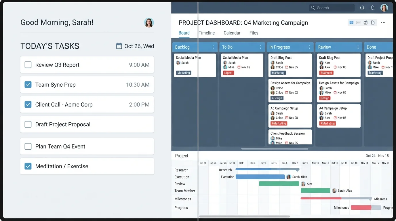 Task Management vs. Project Management Apps: Where the Line Falls