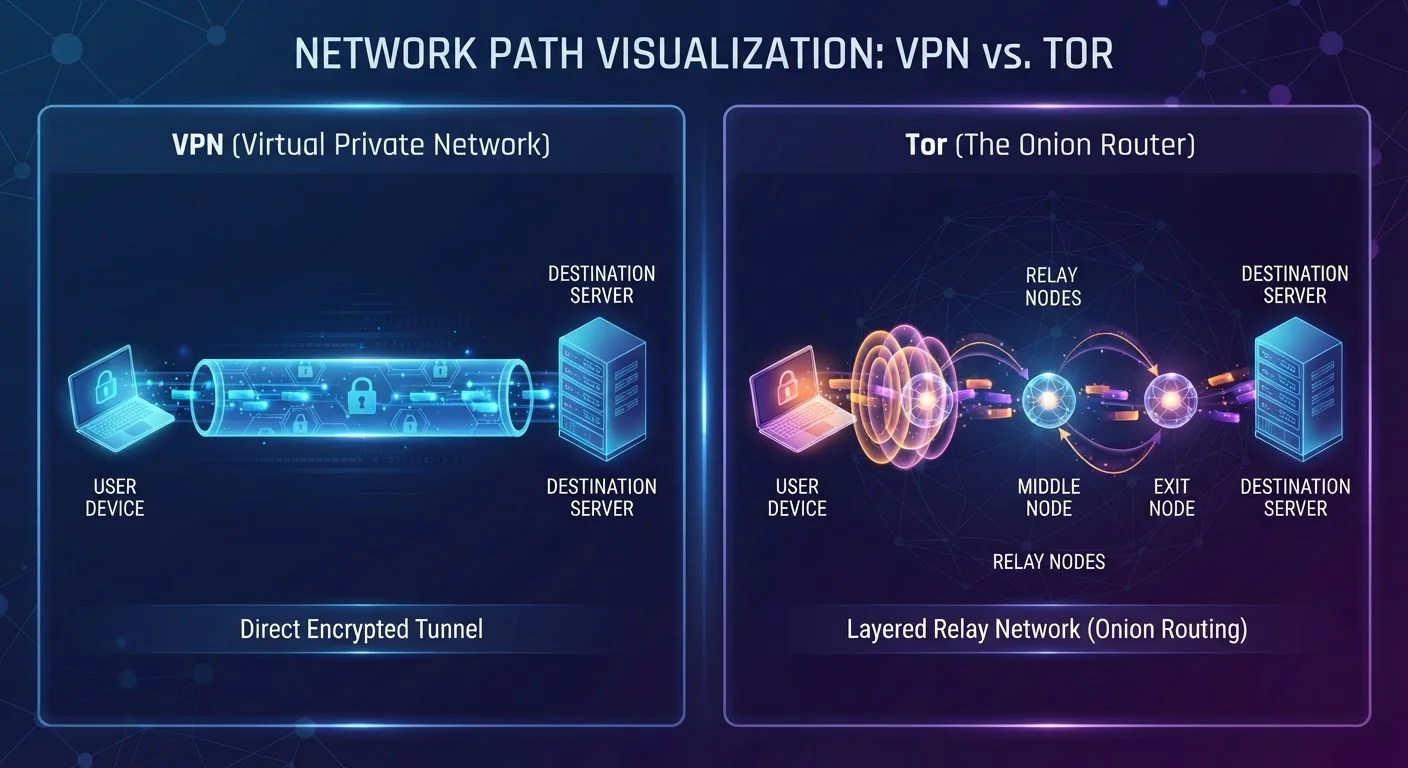 VPN vs. Tor: Choosing the Right Tool for Anonymous Browsing